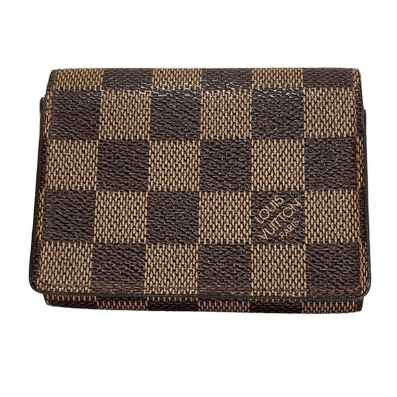 LOUIS VUITTON Enveloppe Carte de Visit Ebene Damier - 168-072825 - Picture 1 of 4